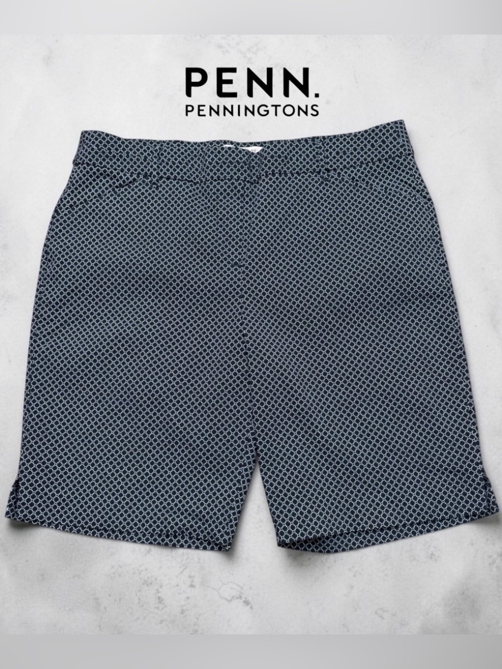 In Every Story by Penningtons, Bermuda Shorts, 18W Petite Plus Size Black White